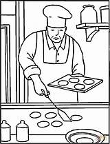 Backen Koch Menschen Kekse Malvorlagen Kategorien Malvorlage sketch template