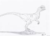 Dilophosaurus Coloring Designlooter Jp Color 745px 34kb 1024 sketch template