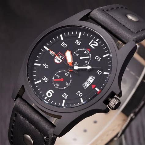 duomu luxury quartz waterproof watch leather analog buy duomu luxury