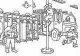 Feuerwehr Pompier Caserne Malvorlagen Malvorlage Imprimer Playmobil Drucken Ausdrucken Feuerwehrauto Drehleiter Sam Polizei Pompiers Einzigartig Genial Camion Polizeistation Mytie Mandalas sketch template