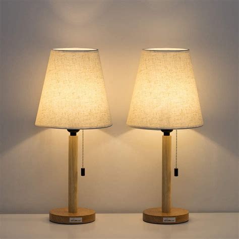 haitral small bedside table lamps set   modern nightstand lamps