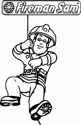 Fireman Coloring Wecoloringpage sketch template