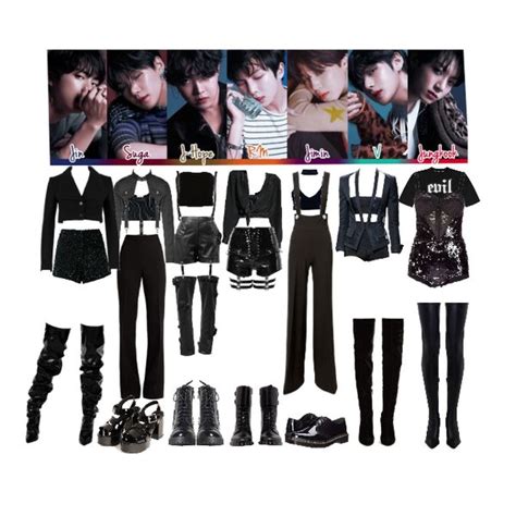 Fashion Set [bts] Fake Love Female Inspired Outfit Set