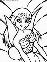 Coloring Fairies Pages Colouring Faries Kids Fairy Disney Print Tags Popular Coloringkids sketch template