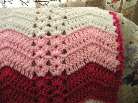easy double crochet afghan patterns  double crochet ripple afghan