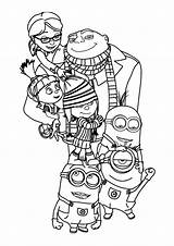 Coloring Despicable Pages Parentune Worksheets sketch template