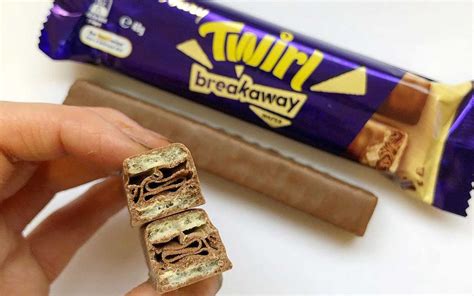 cadbury twirl breakaway bar snuck   shelves  month