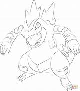 Coloring Pokemon Feraligatr Pages sketch template