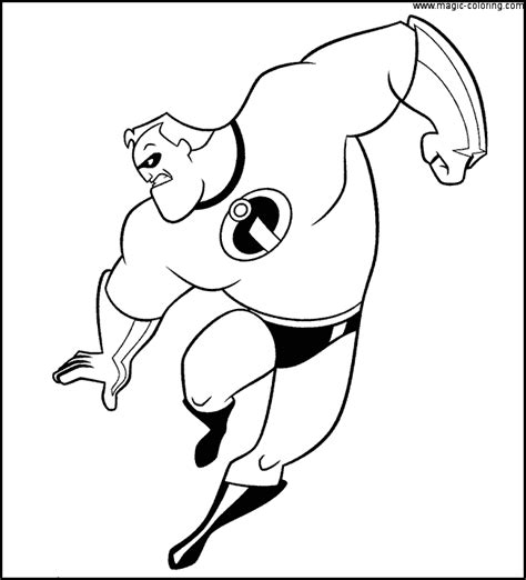 magic coloring incredibles coloring pages