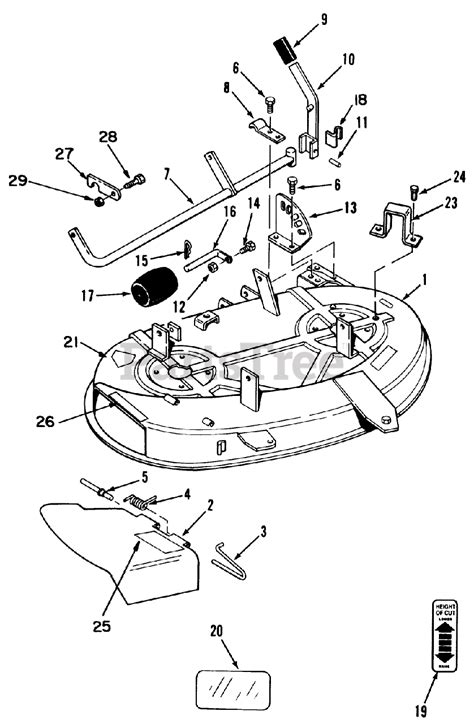 Toro R5 38sy01 Toro 38 Recycler Mower Deck Sn 010000001