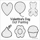 Dot Dauber Bingo Marker Painting Pages Coloring Valentines Preschool Valentine Printable Activities Worksheets Kids Crafts Preschoolers Do Resourceful Mama Activity sketch template