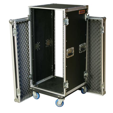 ru standard  rack mount case  castors mmd excluding covers black design