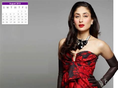 kareena kapoor desktop calendar 2013 zero figure beauty