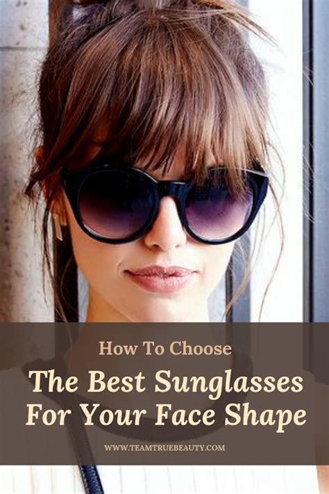 how to choose the best sunglasses for your face shape face shapes