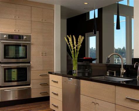 trend study horizontal grain cabinets  kitchen designs modern