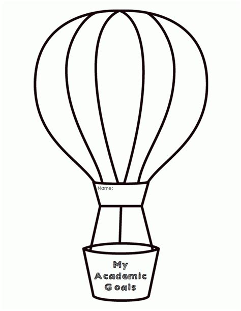 printable hot air balloon template page  kids coloring home