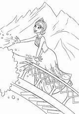 Frozen Fever Coloring Elsa Pages Getdrawings sketch template