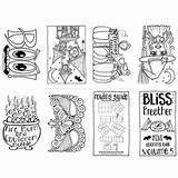 Coloring Mini Halloween Book Want sketch template