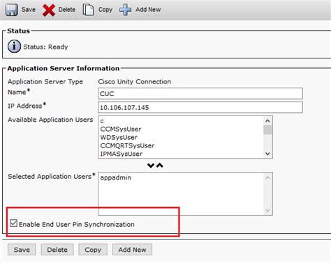 How To Enable Common Pin For Cucm And Ucxn Cisco