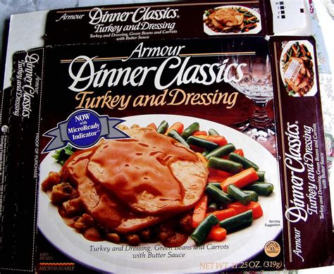 1980s Armour Dinner Classics Turkey And Dressing Box Flickr