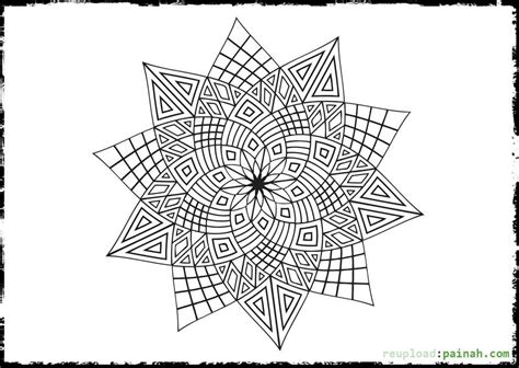 geometric coloring pages star geometric coloring pages pattern