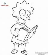 Simpson Lisa Coloring Simpsons Pages Drawing Draw Step Characters Cartoon Kids Colouring Printable Lesson Cartoons Easy Dibujos Books 2009 Read sketch template