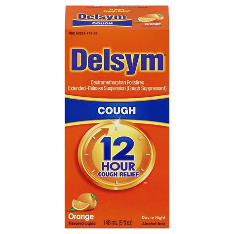delsym adult  hour cough relief medicine powerful cough relief