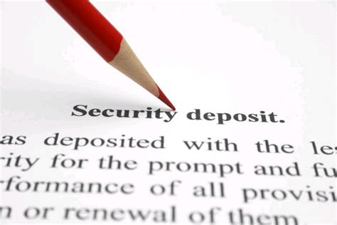 security deposits  renewed legislative focus national apartment