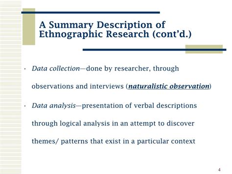 chapter  ethnographic research powerpoint