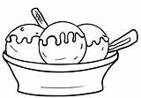 Ice Cream Clipart Bowl Sundae Coloring Pages Clip Kids Food Cone Colouring Desenhos Desenho Bowls Para Colorir Sorvete Da Candy sketch template