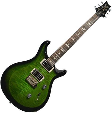 prs usa  custom  jade smokeburst guitarra electrica de doble corte