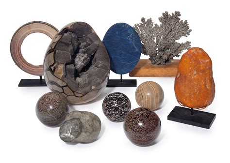 collection  ten geological specimens christies