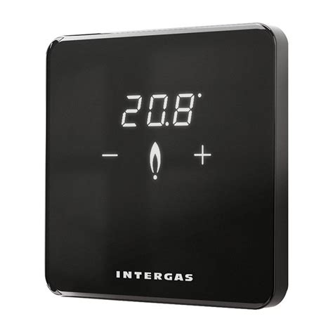 intergas comfort touch thermostat black