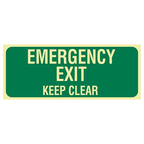 exit sign emergency exit  clear discount safety signs  zealand