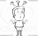 Question Boy Marks Confused Coloring Clipart Mark Shrugging Under Cartoon Thoman Cory Outlined Vector Printable Pages Getdrawings Getcolorings Royalty Collc0121 sketch template