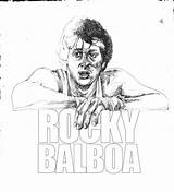 Balboa sketch template