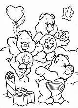 Ursinhos Carinhosos Brincando Nuvens Colorir Tudodesenhos sketch template
