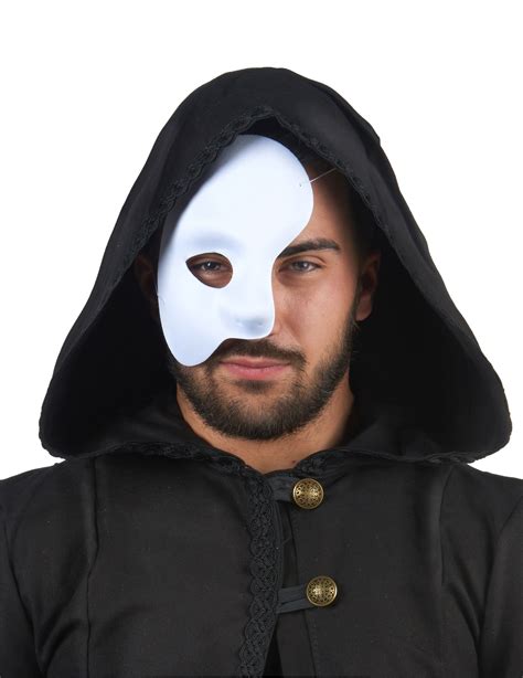 meta maschera bianca adulto mascheree vestiti  carnevale