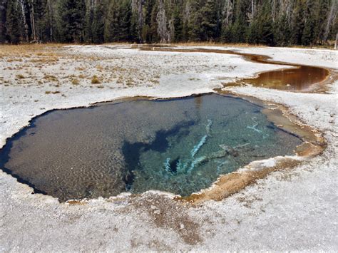 clear pool lone star geyser basin yellowstone national