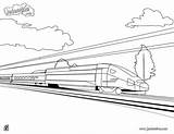 Tren Ave Colorir Tgv Coloriage Trem Velocidade Imprimer Desenhos Ligne Coloriages Trenes Transportes sketch template