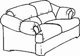 Sofa Coloring Pages Printable Getcolorings Kids Color sketch template
