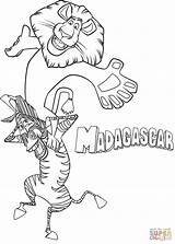 Madagaskar Kolorowanka Marty Colorare Kolorowanki Madagascar Madagaskaru Pingwiny Disegno Druku Lew Mamydzieci Malowanki Bohaterów Zapraszają Dorysuj Brakujących Miłej Także Cię sketch template