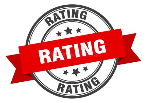 rating label stars set vector illustration stock vector illustration  excellent rate