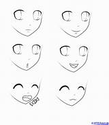 Mouth Smiling Drawing Anime Paintingvalley Drawings Male Drawn sketch template