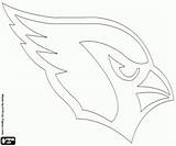 Cardinals Arizona Logo Coloring Football Nfc West Oncoloring sketch template