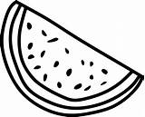 Watermelon Mewarnai Hitam Putih Semangka Pinclipart Buahan Pngdownload Automatically Doesn Webstockreview sketch template