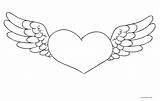 Heart Coloring Pages Printable Kids sketch template