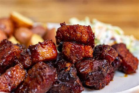 pork belly burnt ends bbq candy smoked meat sunday