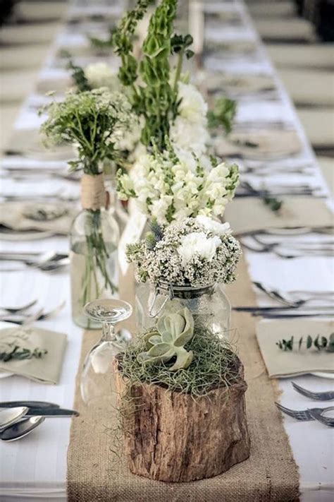 neu tischdeko hochzeit natur wedding table settings rustic wedding
