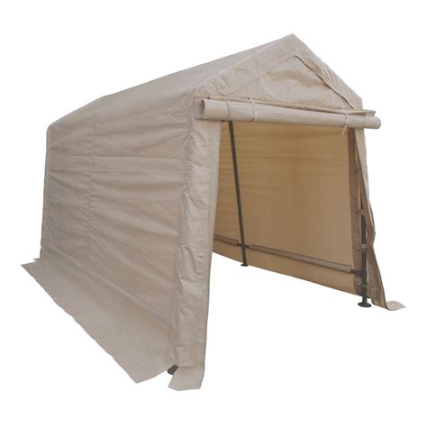 Impact Shelter Storage Shed 6 Ft X 8 Ft Tan Shelter The Home Depot